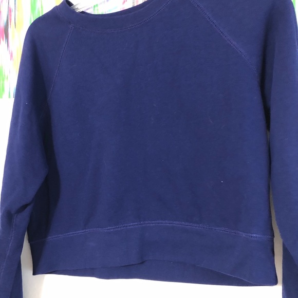 Forever 21 royal blue cropped sweatshirt - Picture 5 of 5